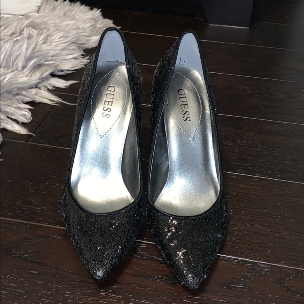 Black Guess Heels